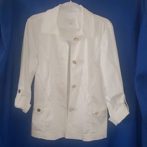 White Charter Club Jacket/Blazer